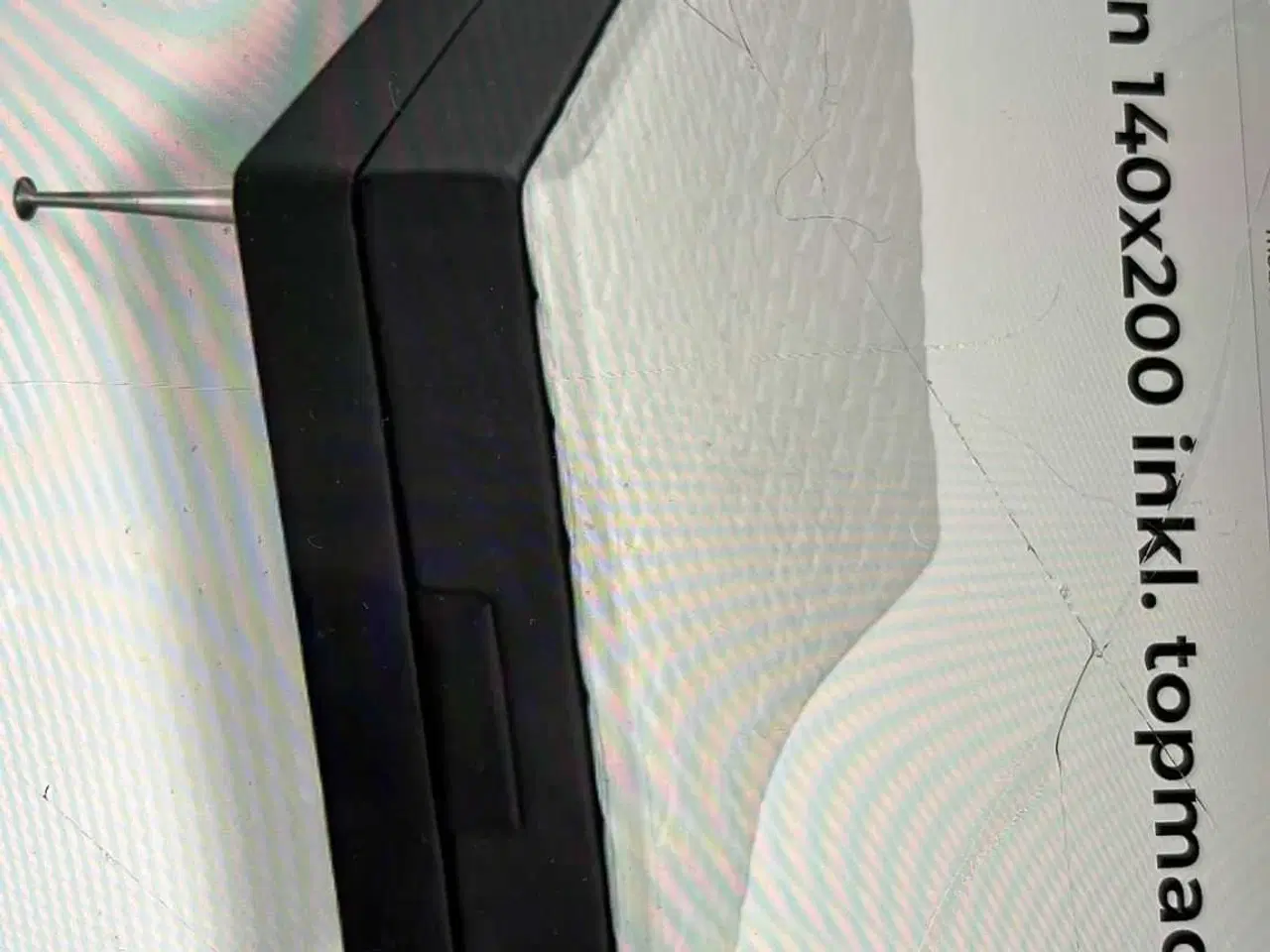 Billede 2 - 1 1/2 ,mands seng i sort box