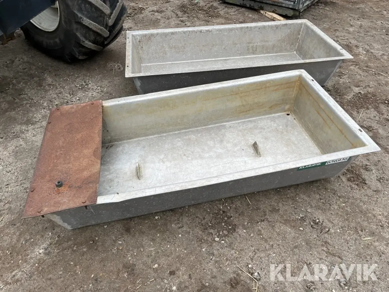 Billede 1 - Drikke kar/trug Alumimium 5 styk.