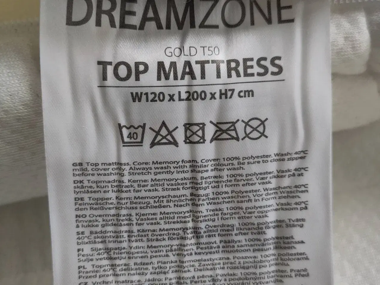Billede 5 - 120 x 200 cm Boxmadras Seng