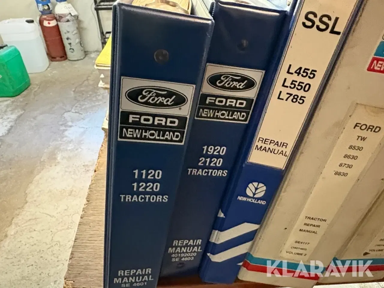 Billede 3 - Værksstedsbøger Ford og New Holland - 15 styks i alt