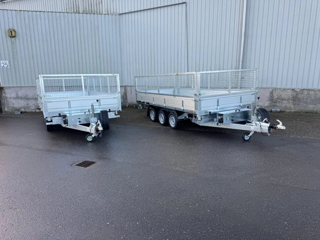 Billede 2 - TipTrailer 3500KG 3 Aksler