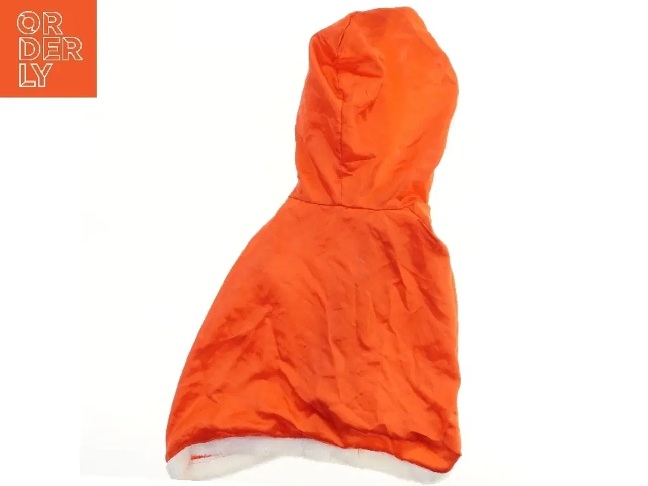 Billede 2 - Orange kappe med hætte (str. 152)