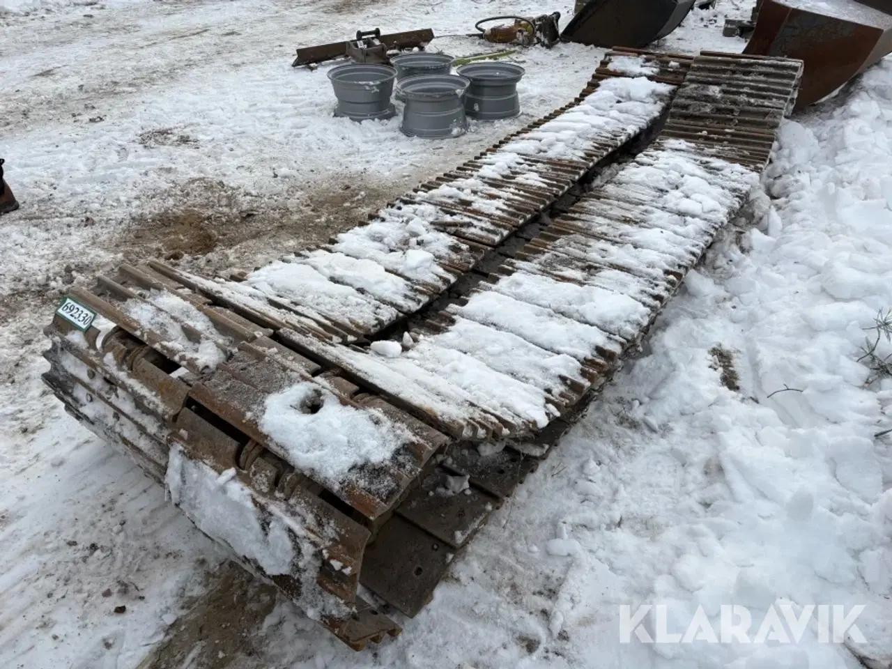 Billede 5 - Larvebånd til Hitachi ZX130 2 styk