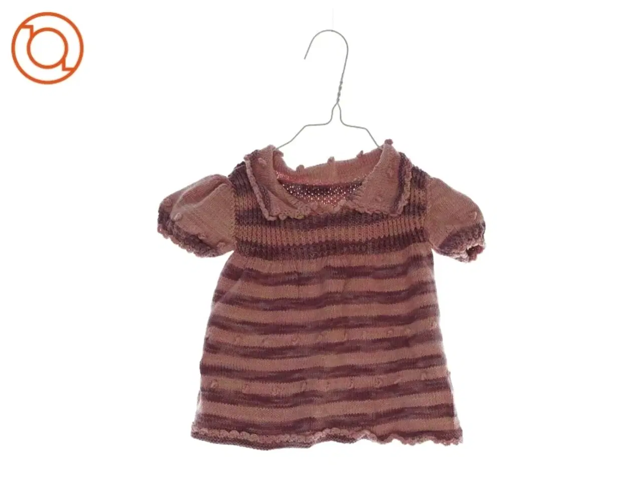 Billede 1 - Hjemmestrikket kjole (str. ca. 62) fra Ukendt (str. ca. 62)