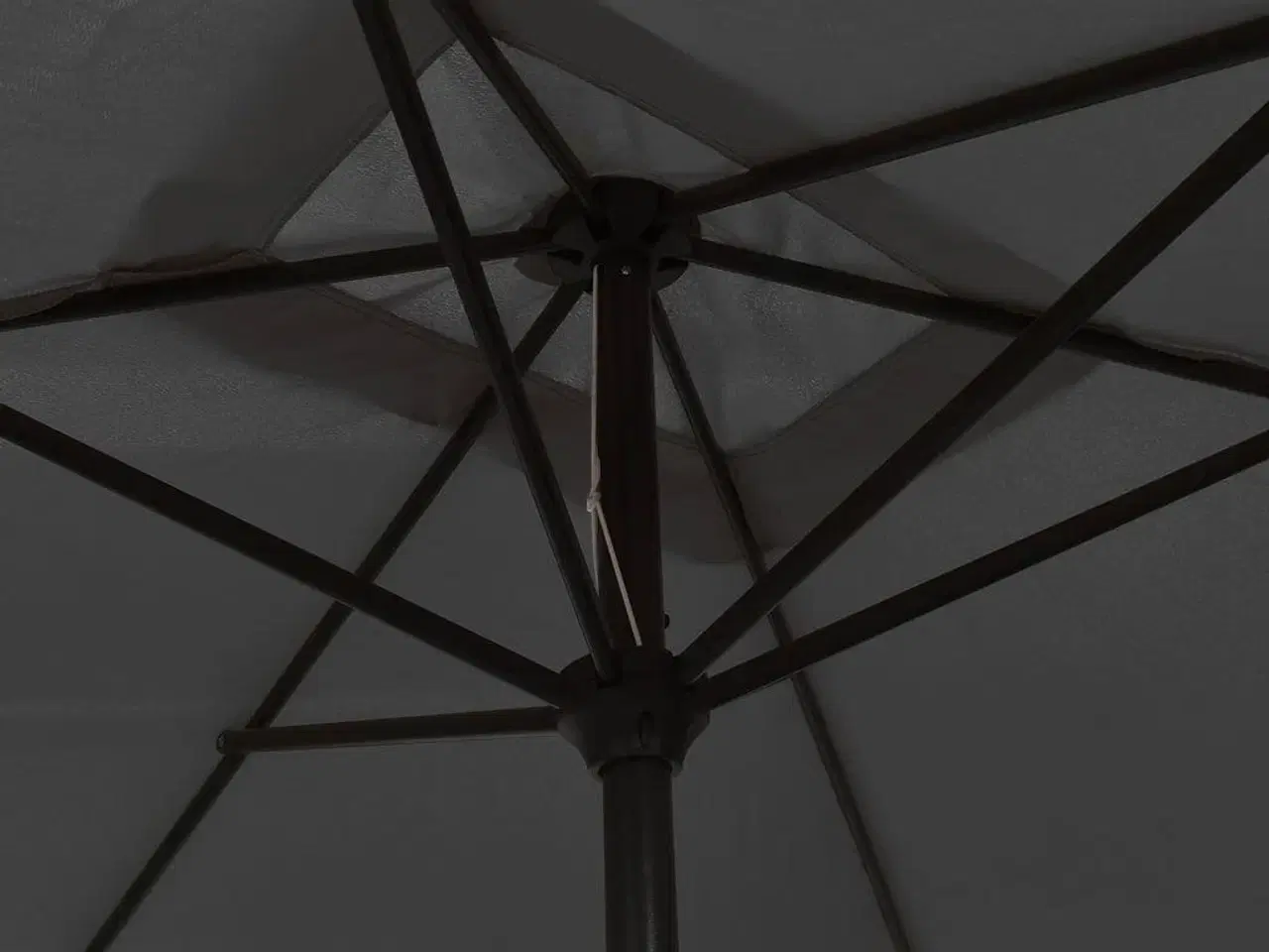 Billede 5 - Parasol med metalstang 300x200 cm antracitgrå