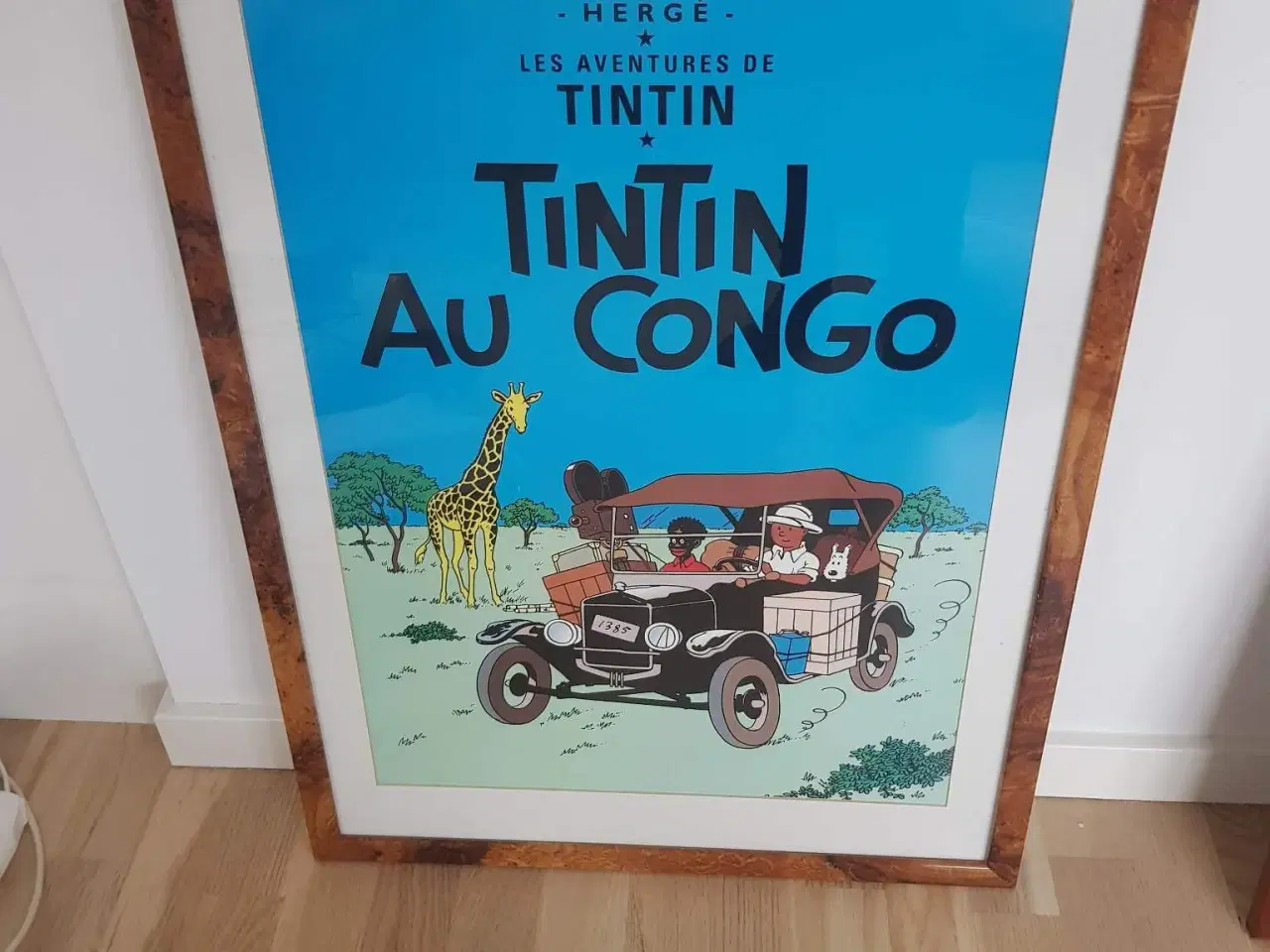 Billede 2 - Tintin plakater originale indrammede