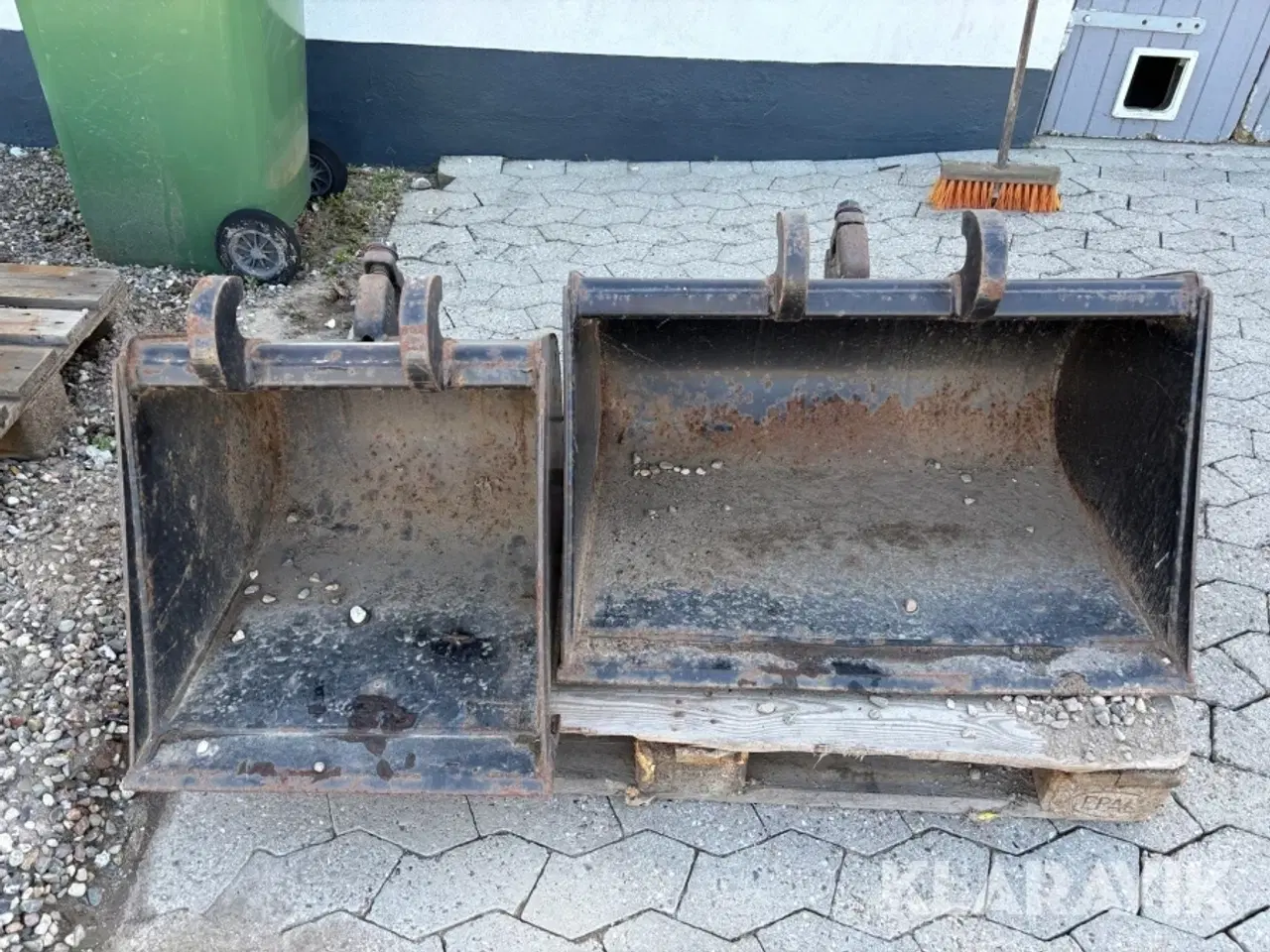 Billede 5 - Graveskovle Skive Maskinfabrik 80 cm og 50 cm med RA skifte