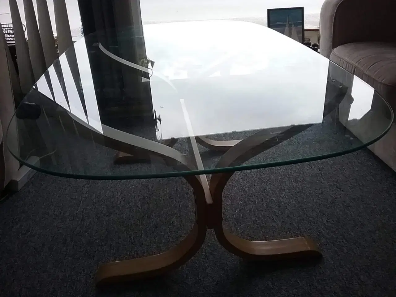 Billede 3 - Sofabord / cafebord i glas
