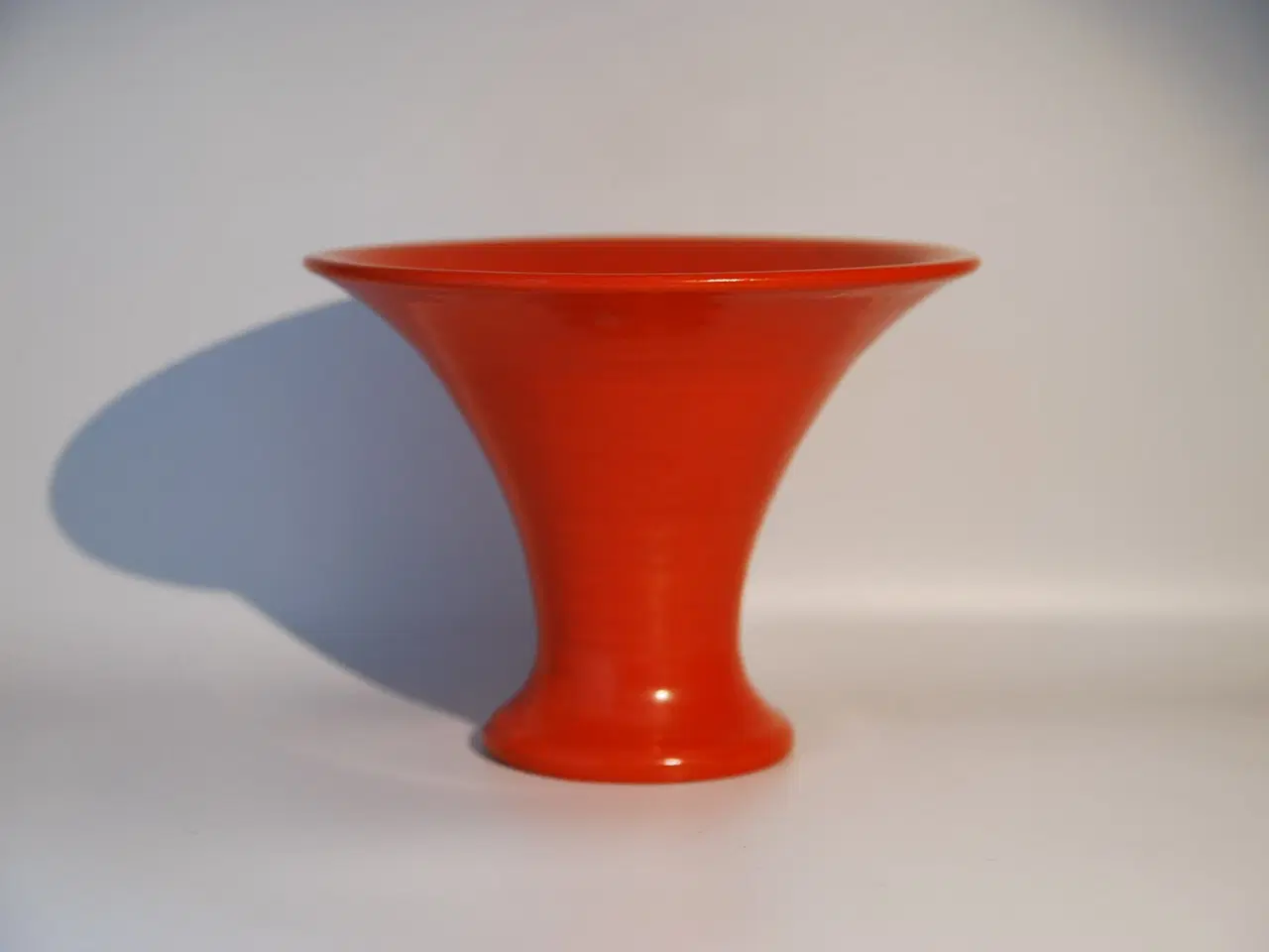 Billede 2 - Orange vase fra Lindelse Keramik 