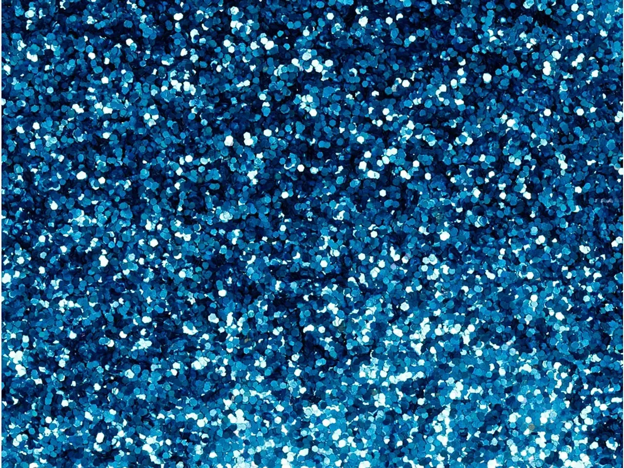 Billede 1 - Bio-glimmer, diam. 0,4 mm, blå, 10g/ 1 ds.
