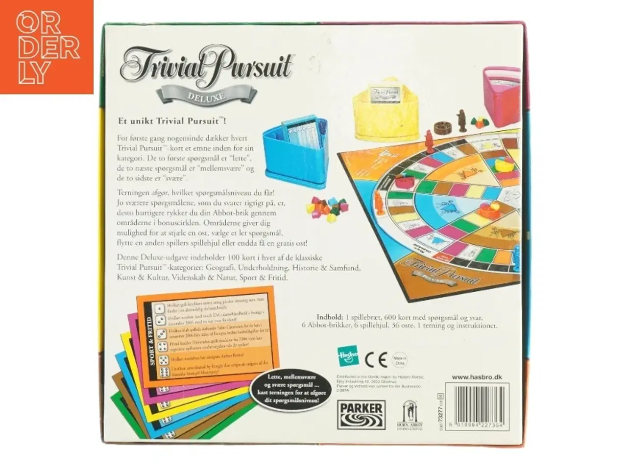 Billede 1 - Trivial Pursuit Deluxe brætspil fra Hasbro (str. 27x9 cm)