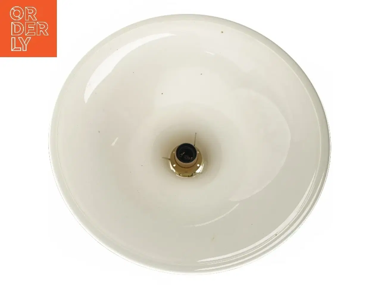 Billede 3 - Stor Holmegaard Mandarin pendel (str. Ø 44 cm)