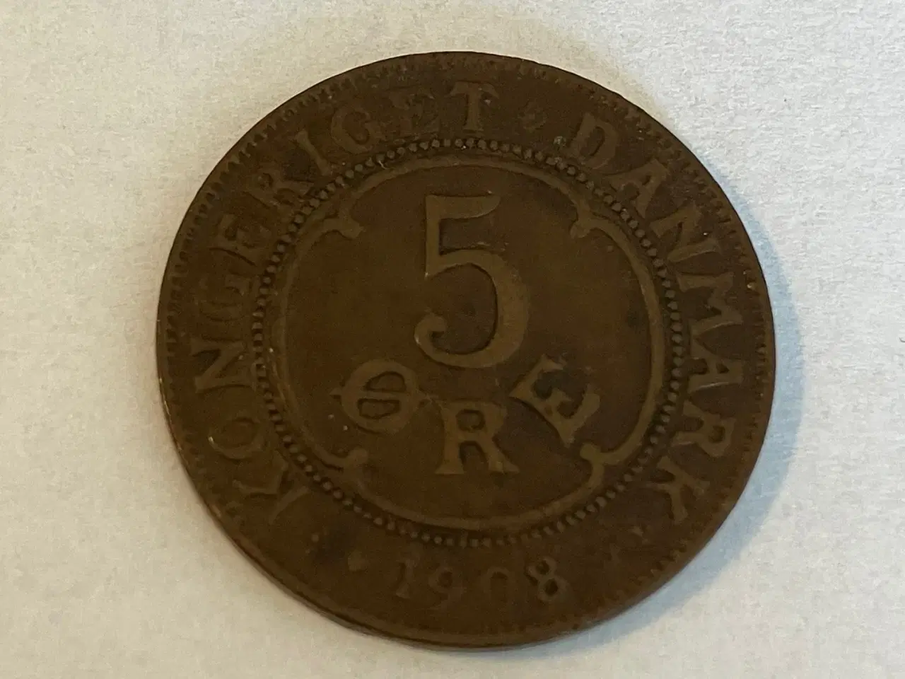 Billede 1 - 5 Øre 1908