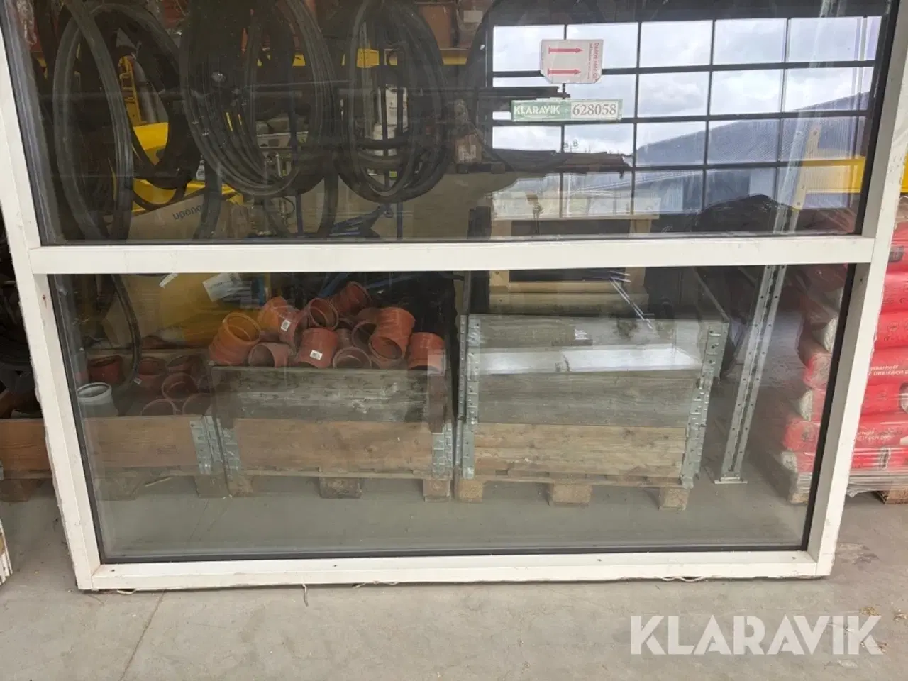 Billede 7 - Vinduer Unik Funkis Træ med plastik ramme 2 lags 2 styk