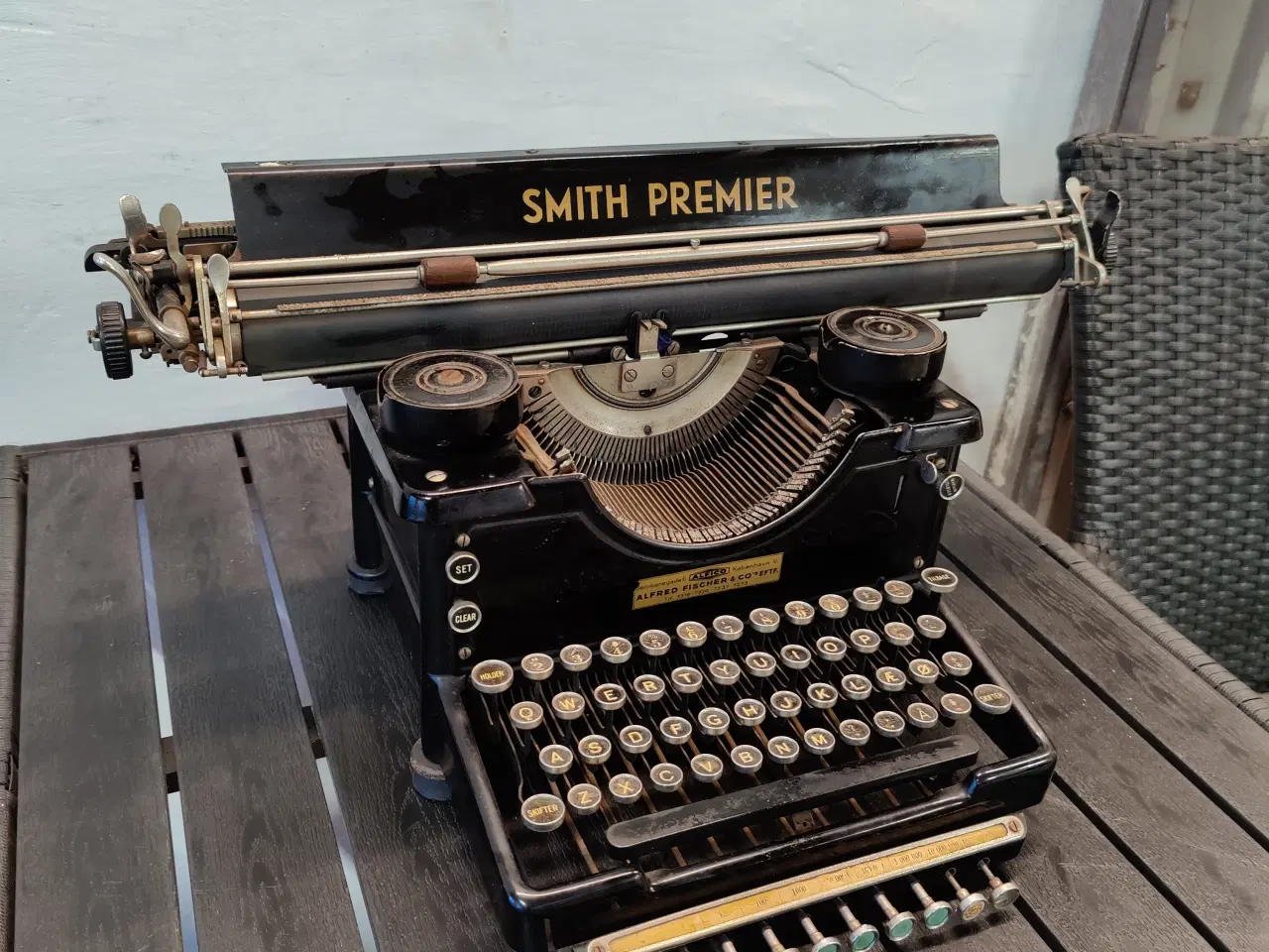 Billede 1 - Skrivemaskine Smith Premier 
