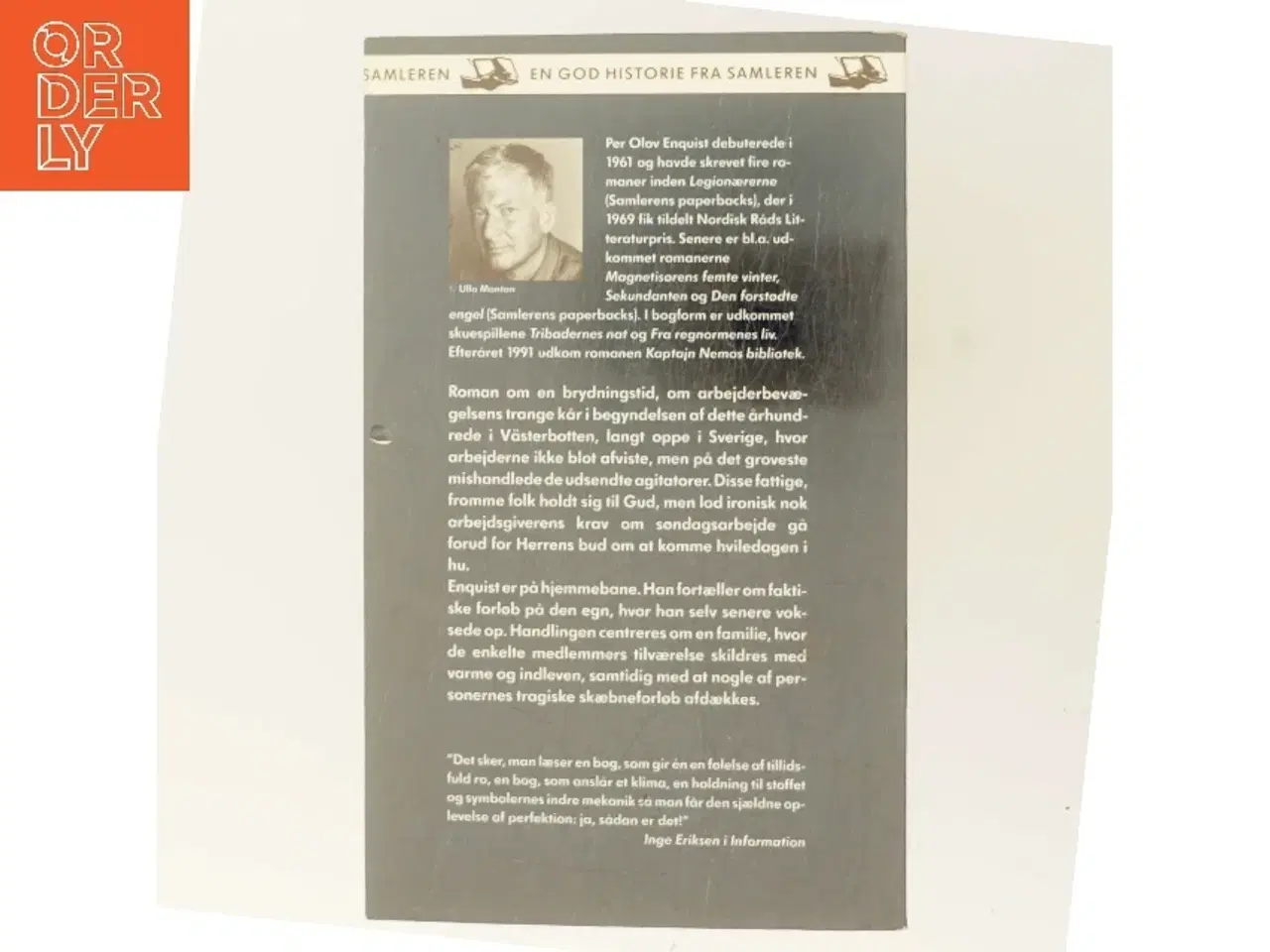 Billede 3 - Musikanternes Udtog af Per Olov Enquist (Bog)