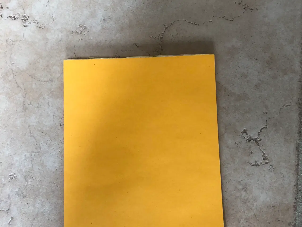 Billede 1 - Gul blok papir