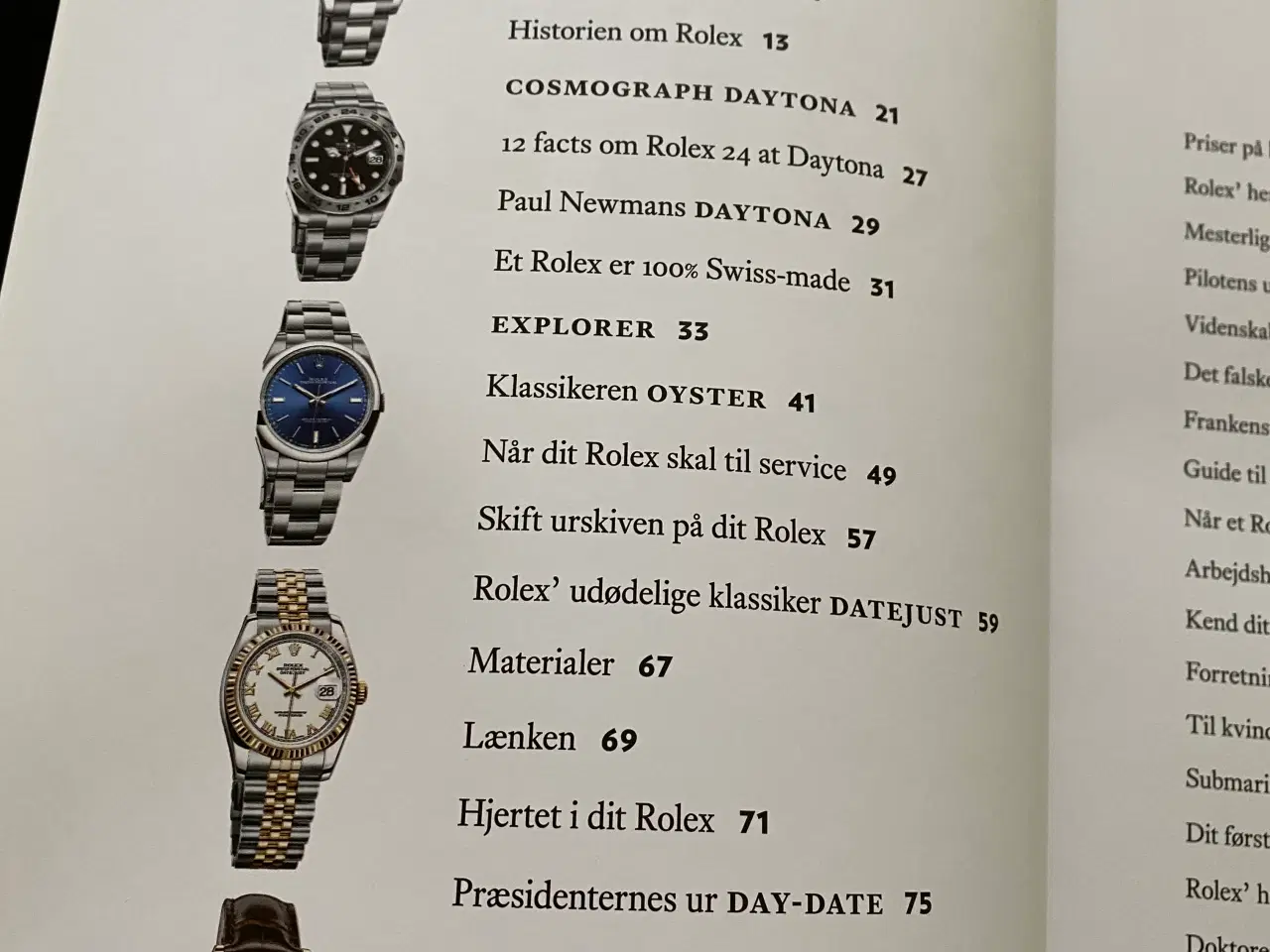 Billede 8 - Den store bog om Rolex + i anledning af fars dag 1