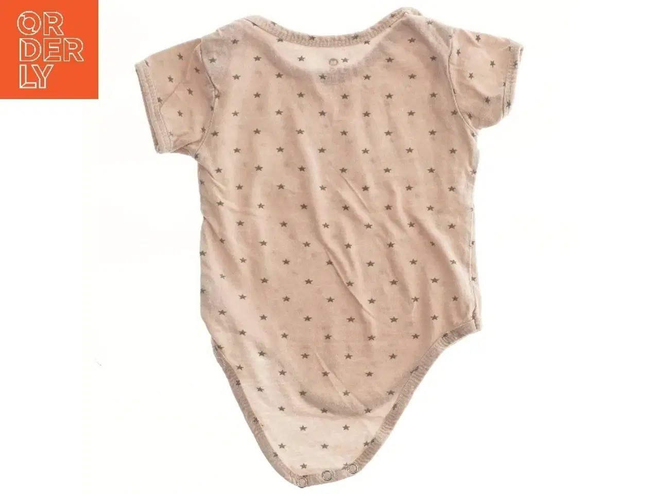 Billede 1 - Kortærmet bodystocking med stjerner (str. 86)