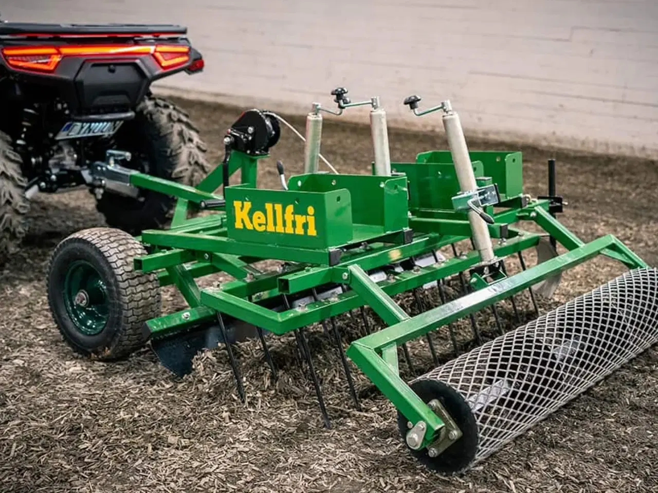 Billede 7 - Kellfri Ridebaneplaner / fabriksny / efterspændt model til ATV og kugletræk / 150 cm bredde