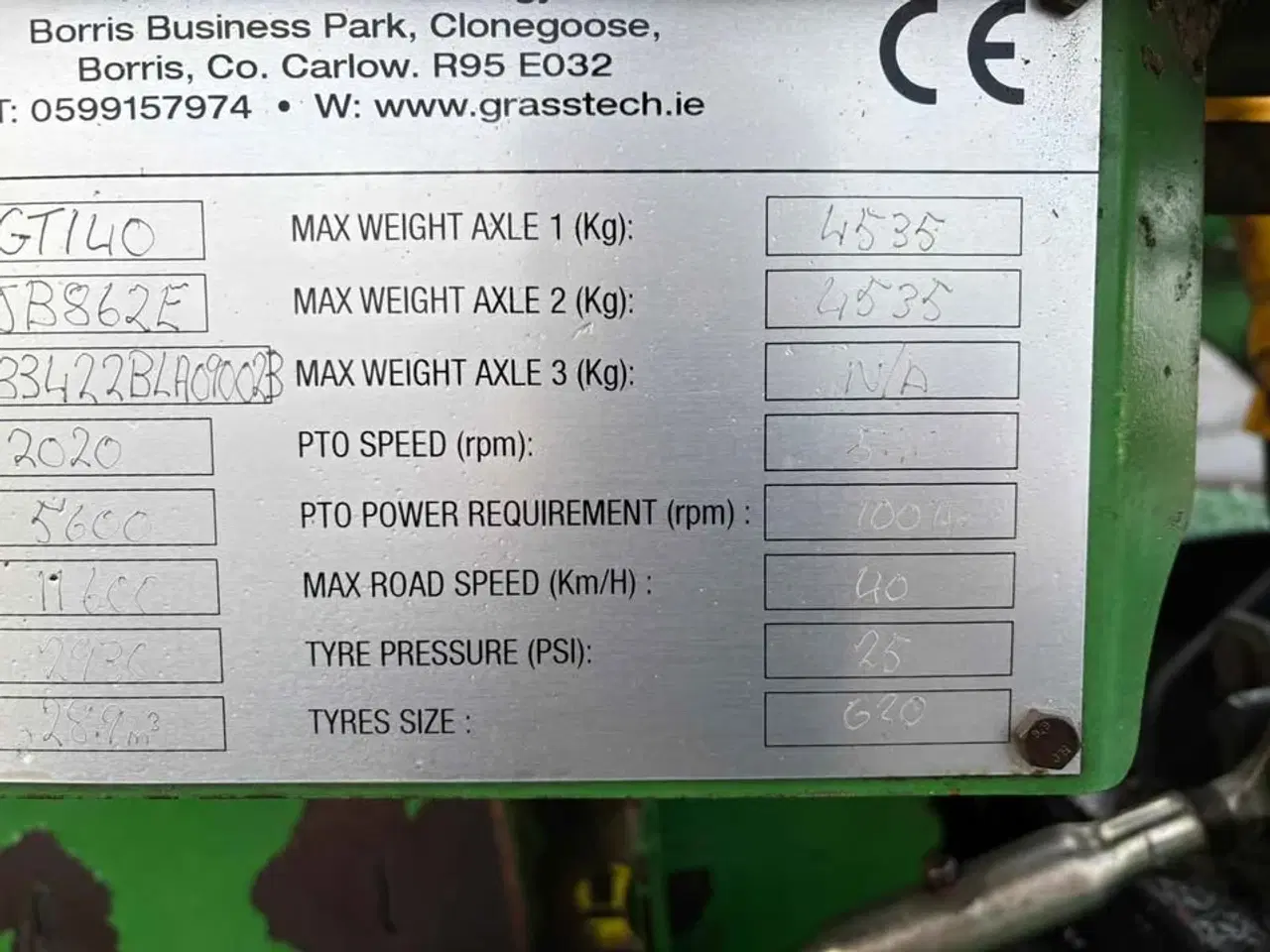 Billede 10 - Grass Tech Pro-cut GT140 årgang 2020 - friskgræs 