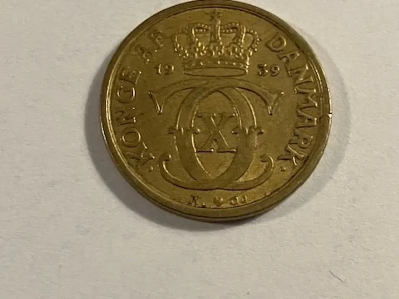 Billede 1 - 1/2 krone 1939 Danmark