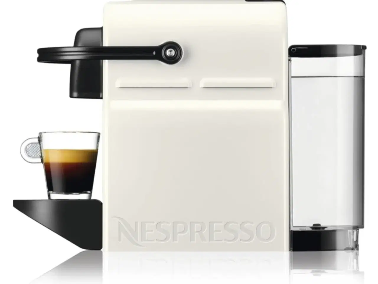 Billede 2 - Nespresso Inissia Kapselmaskine - råhvid med skuff