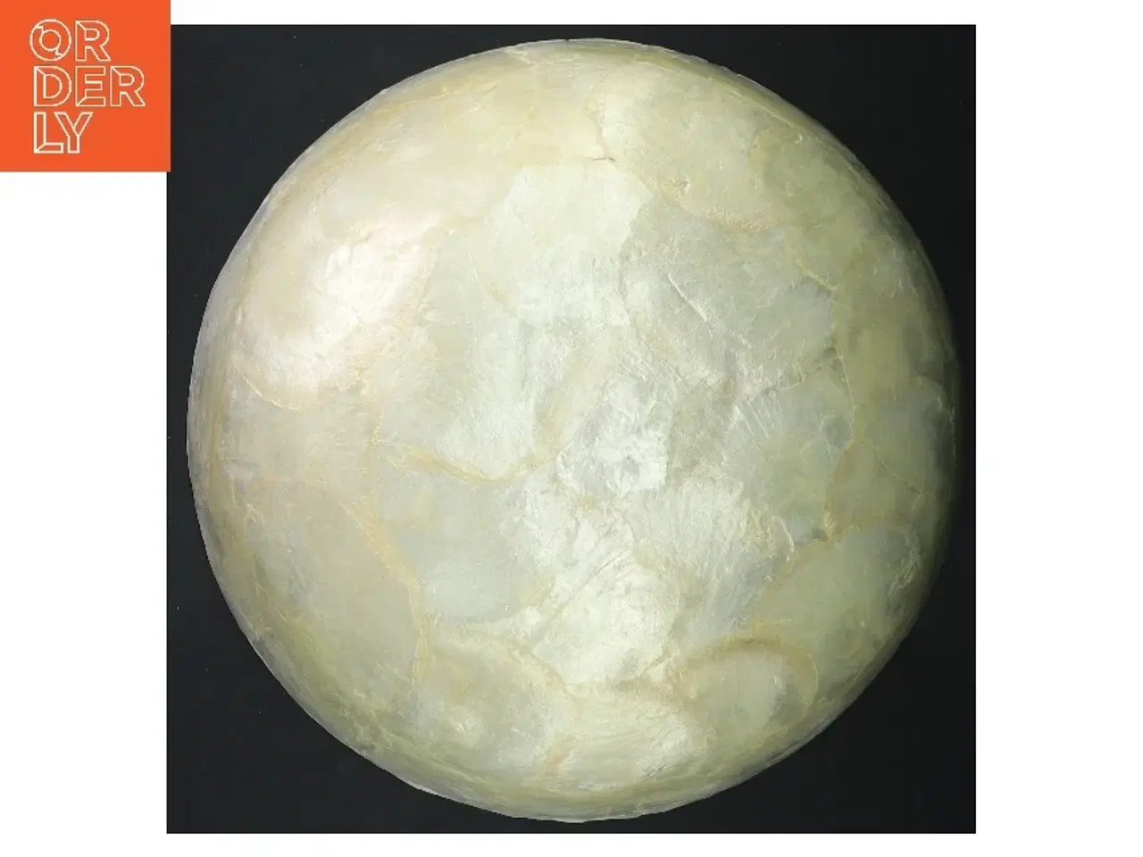 Billede 3 - Ny Capiz Rund skål i perlemor look (str. Ø 25 cm)