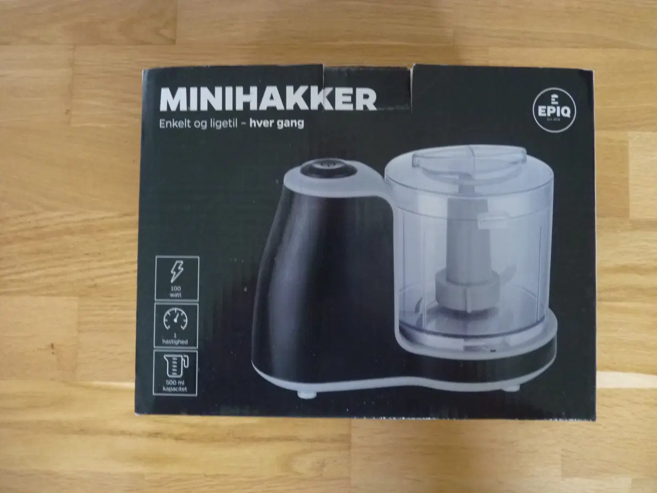 Billede 1 - Minihakker 100W. Epiq med dansk vejledning.