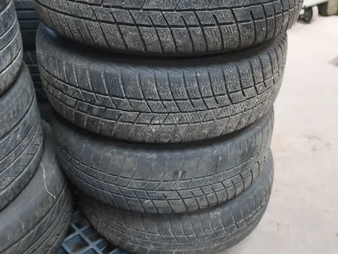 Billede 1 - 4 stk. dæk med fælge POLARIS 5 185/65R15