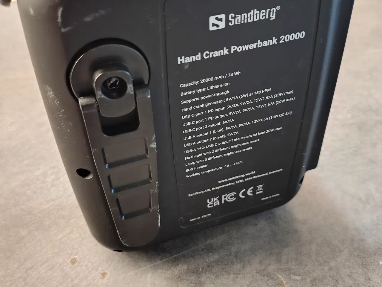 Billede 4 - Sandberg Hand Crank 20W