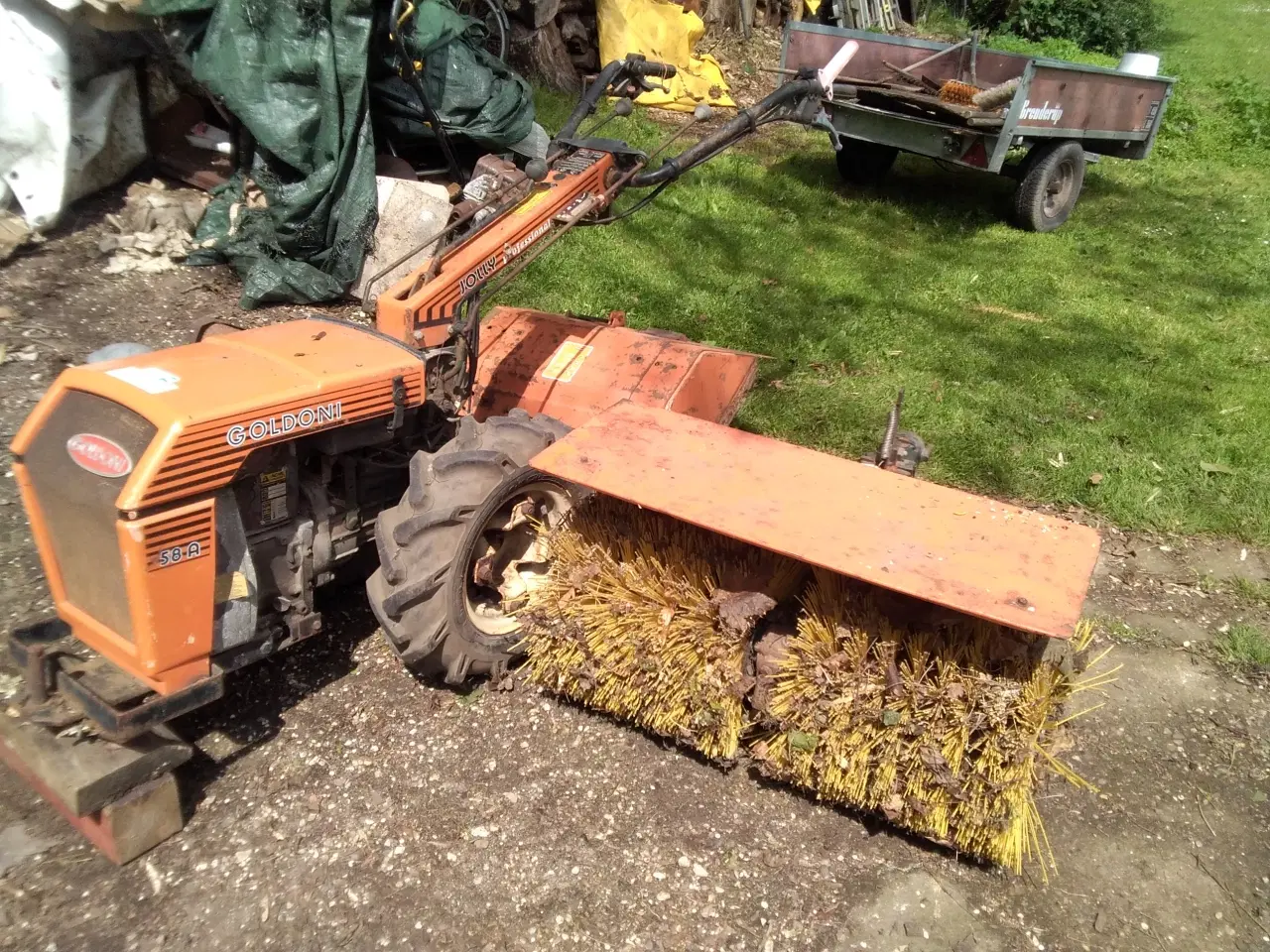 Billede 3 - KØBES BILLIG stor Fræser & kost Evt god uklrgj OK 