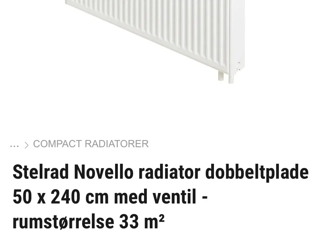 Billede 1 - Ny radiator