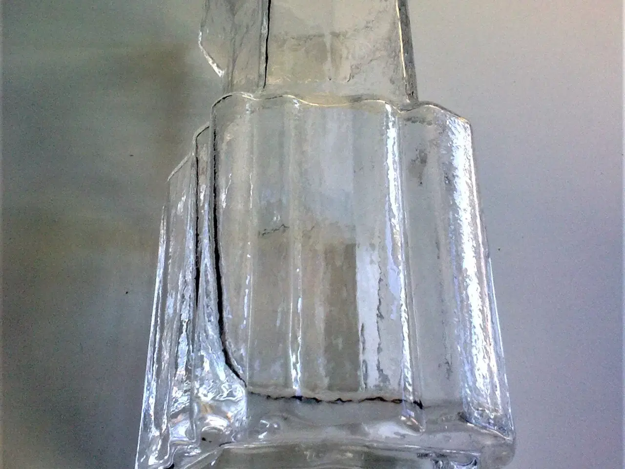 Billede 7 - Is glas skulptur RETRO grenvase NY formgivning