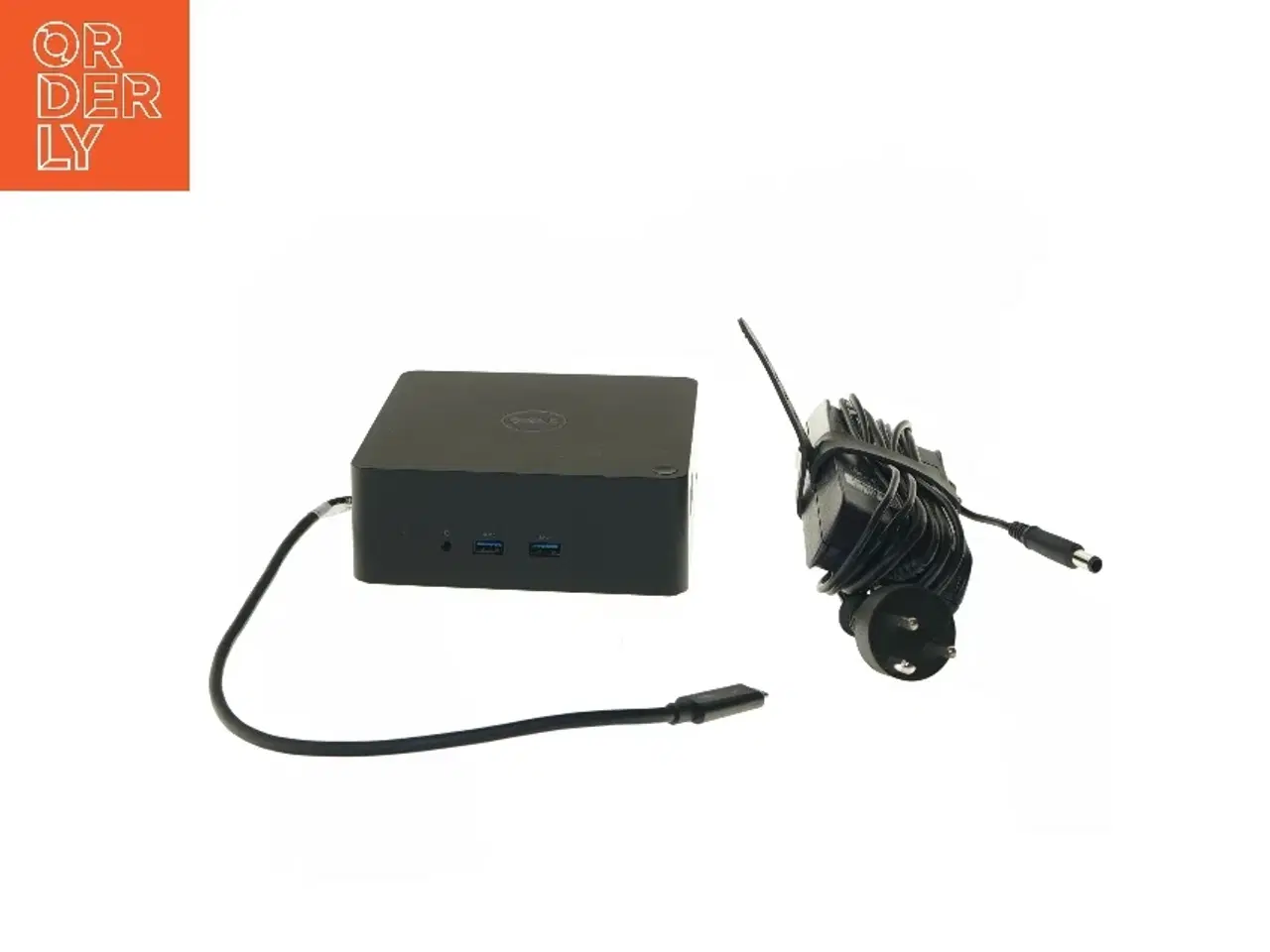 Billede 3 - Dell dockingstation med strømforsyning fra Dell (str. 14,5x14,5 cm)