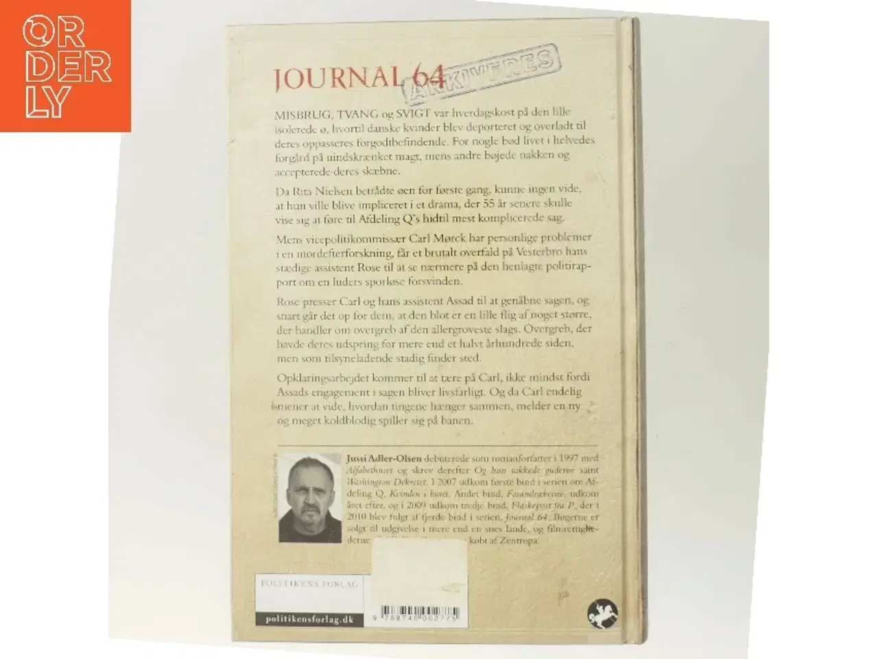 Billede 3 - Journal 64 : krimithriller af Jussi Adler-Olsen (Bog)