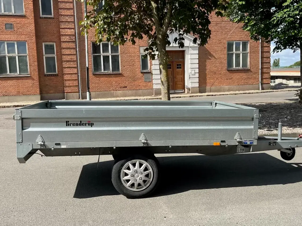 Billede 3 - Brenderup 4260 stål ladtrailer – 750 kg