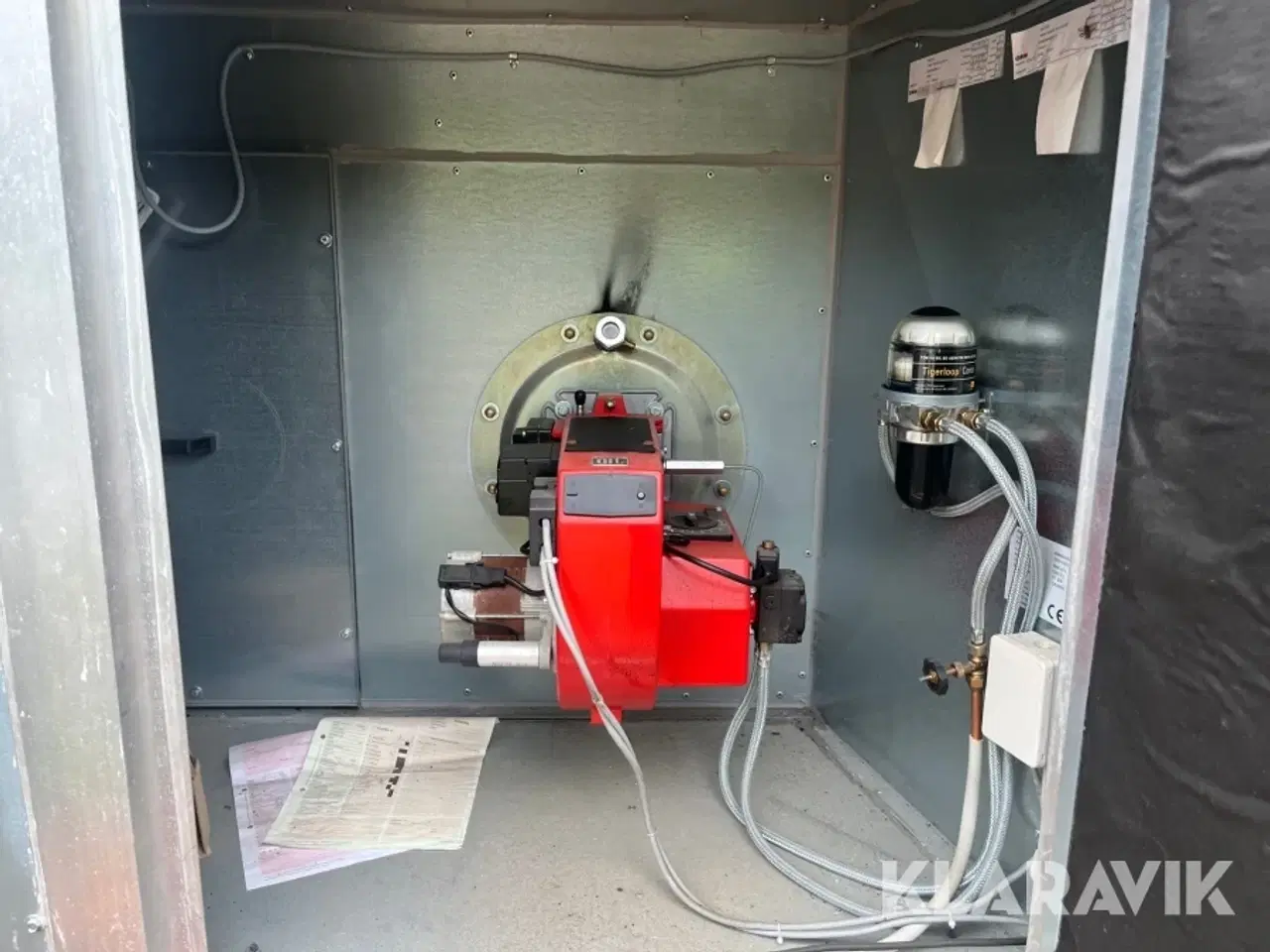 Billede 7 - Ventilationsanlæg med Diesel Fyr Davenka R8000O-D