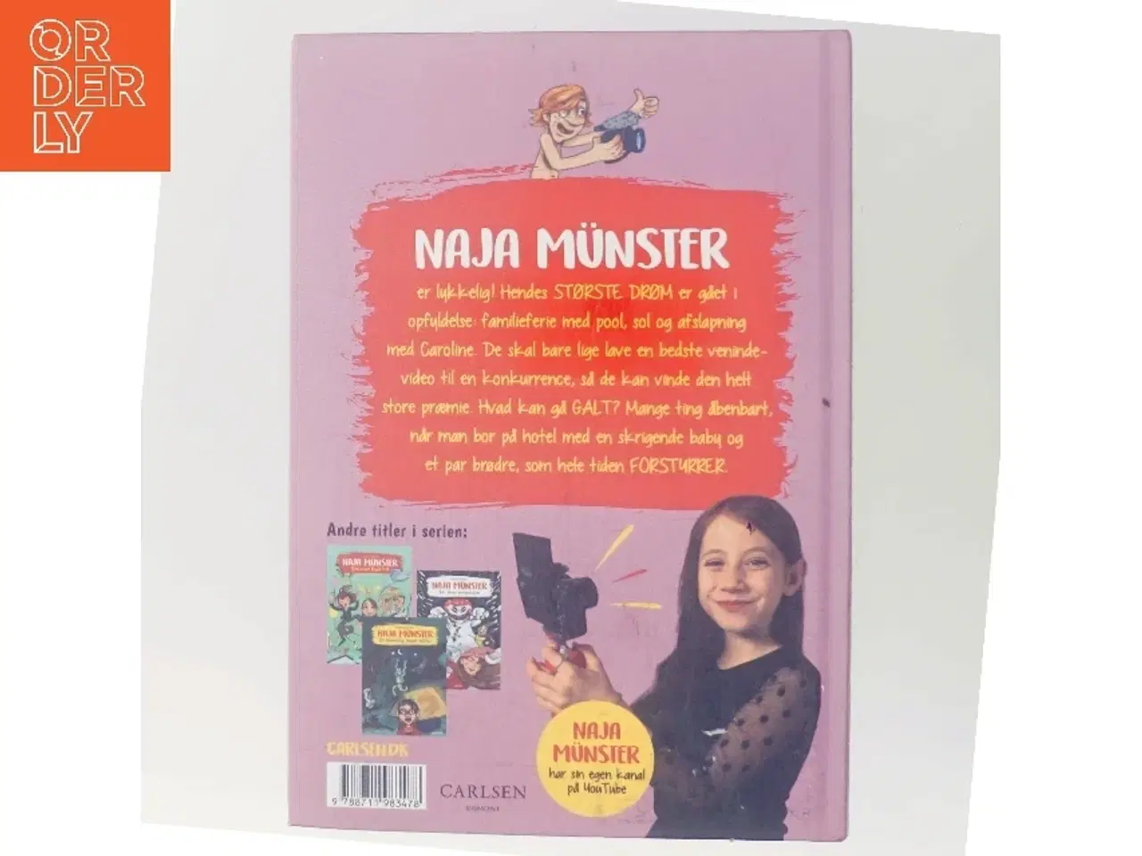 Billede 3 - Naja Münster - ferie, fjender og flødeskum af Line Kyed Knudsen (Bog)