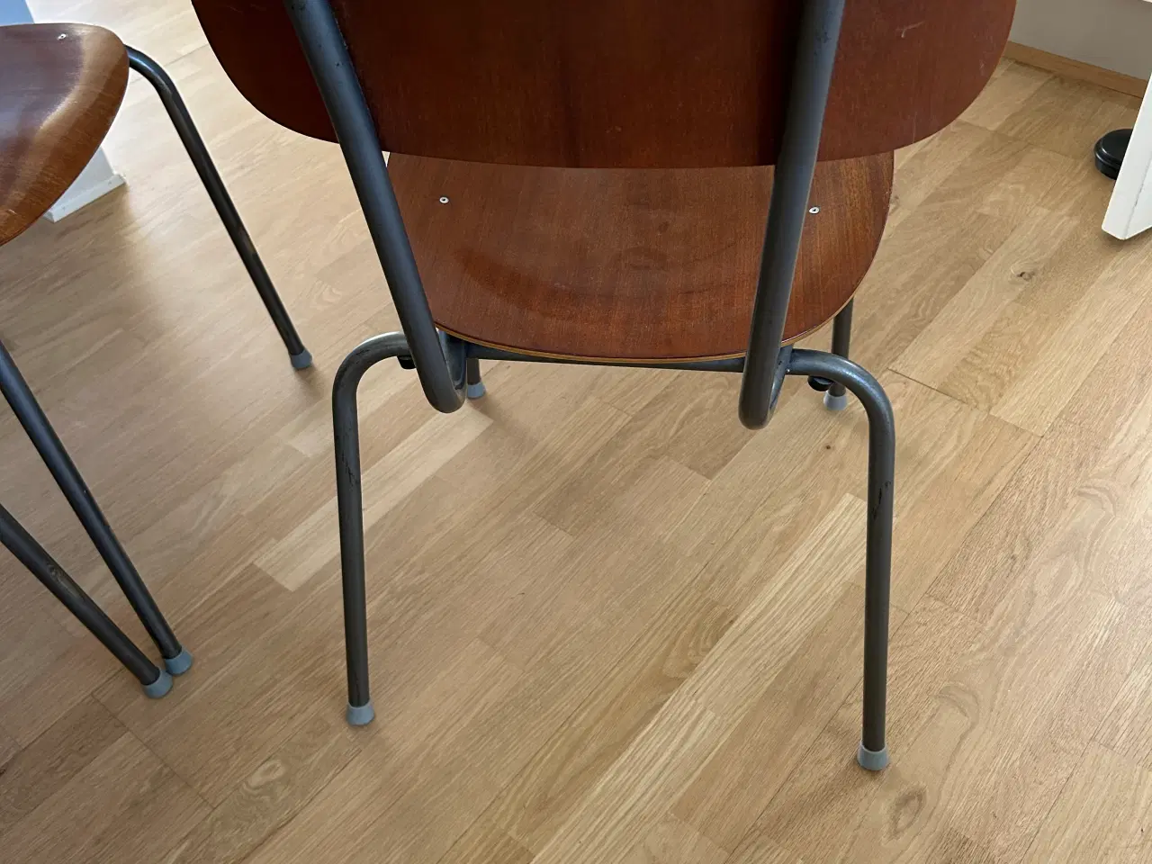 Billede 2 - 3 stk. Teak skolestole, Vintage