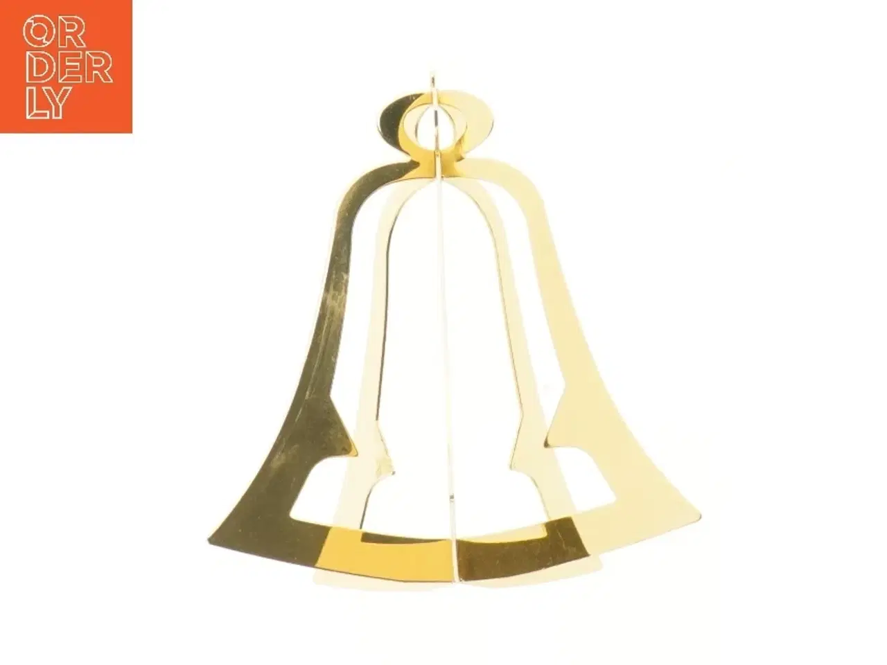 Billede 1 - Guld dekorationsklokke (str. 19 cm)