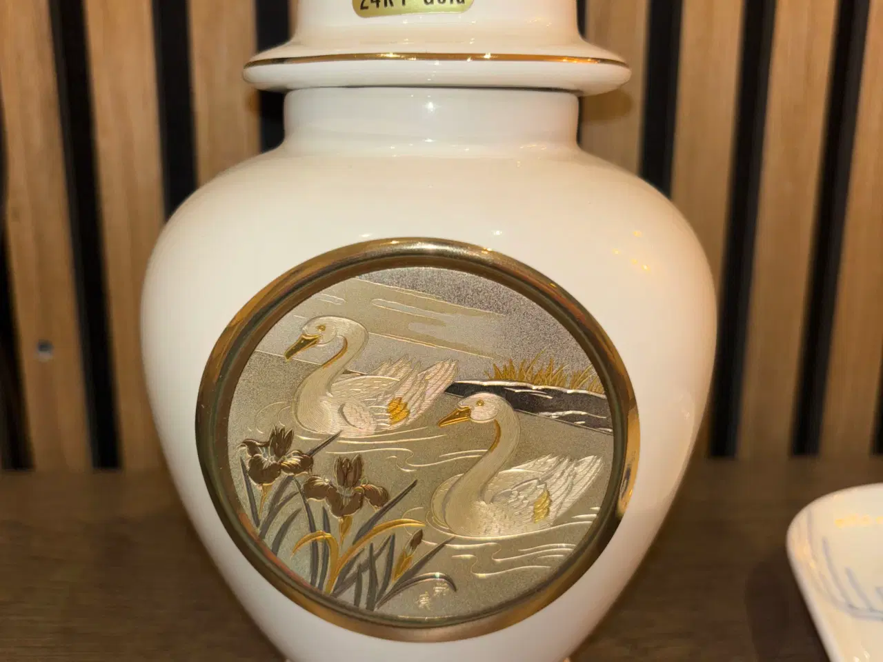 Billede 1 - Japansk Chokin vase – 24K guld – Made in Japan