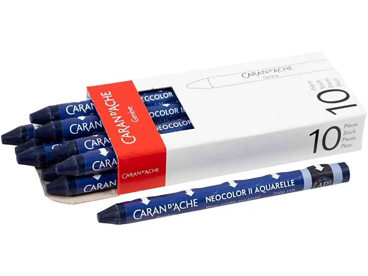 Billede 1 - CARAN D’ACHE Neocolor II Prussian Blue, 10 stk. Pasteller