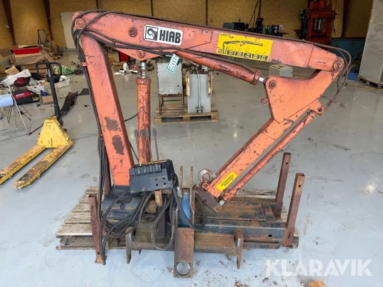 Billede 6 - Hydraulisk løftekran HIAB 250 2000 kg. til 600 kg.