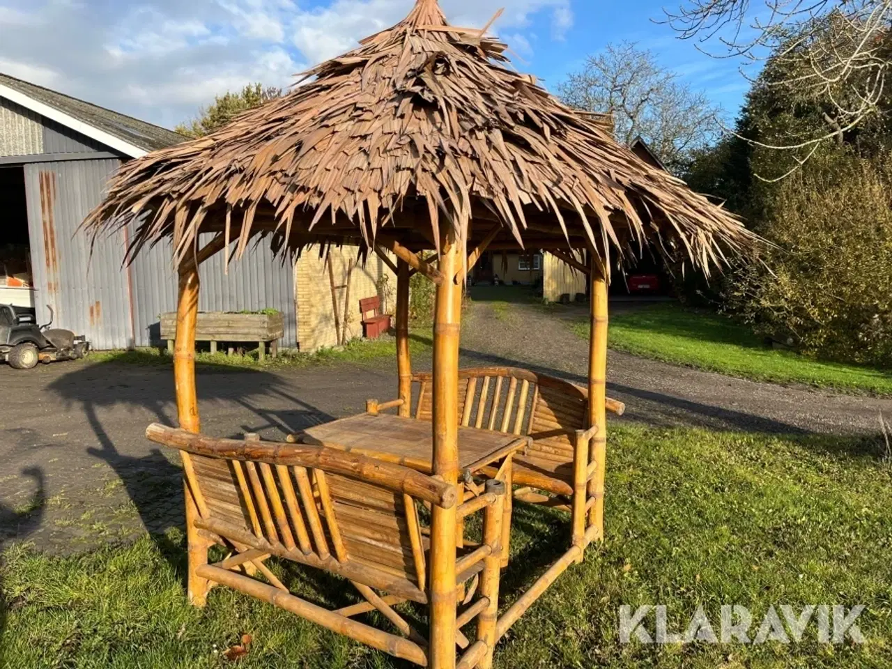 Billede 2 - Bambus hytter 2 styk