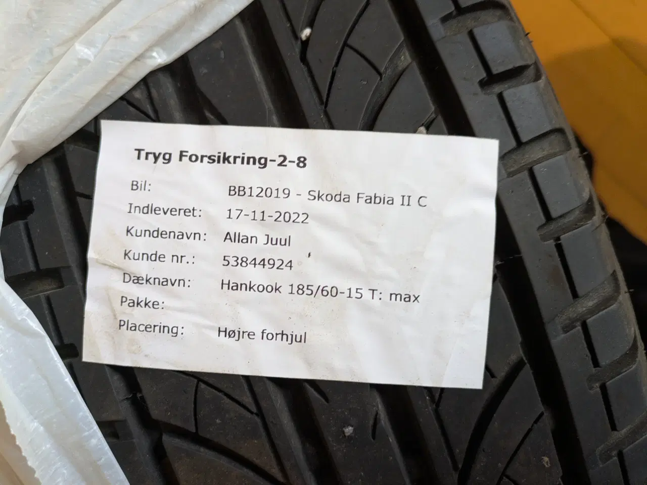 Billede 4 - Originale Skoda Fælge med dæk