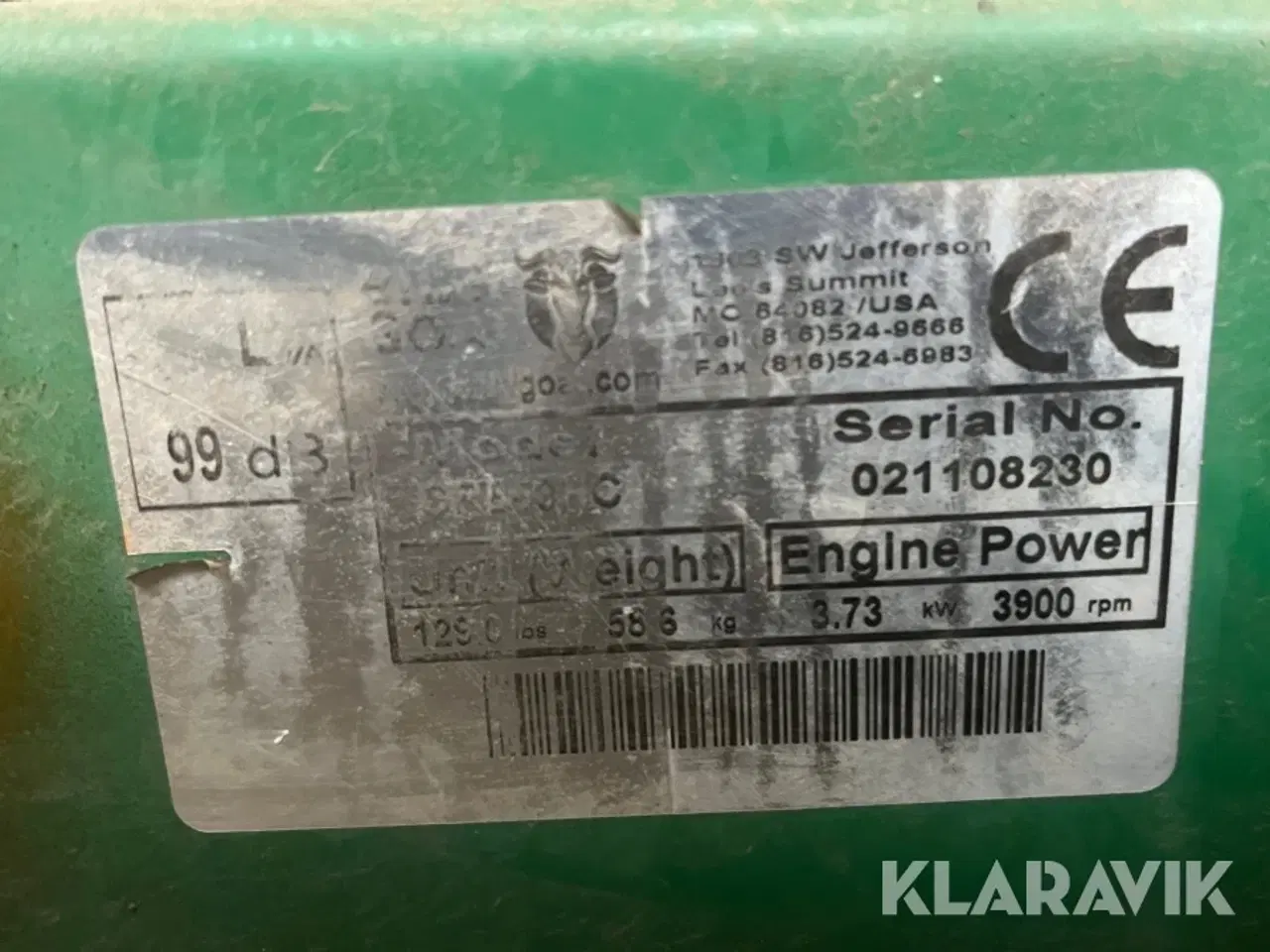 Billede 12 - Plænelufter Billy Goat CR550HC