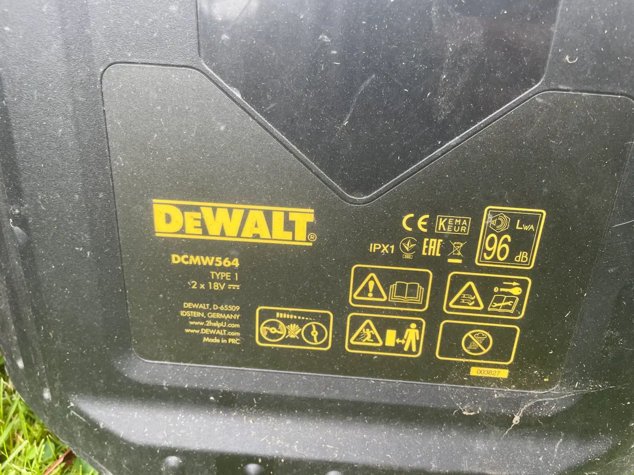 Billede 2 - Dewalt plæneklipper 