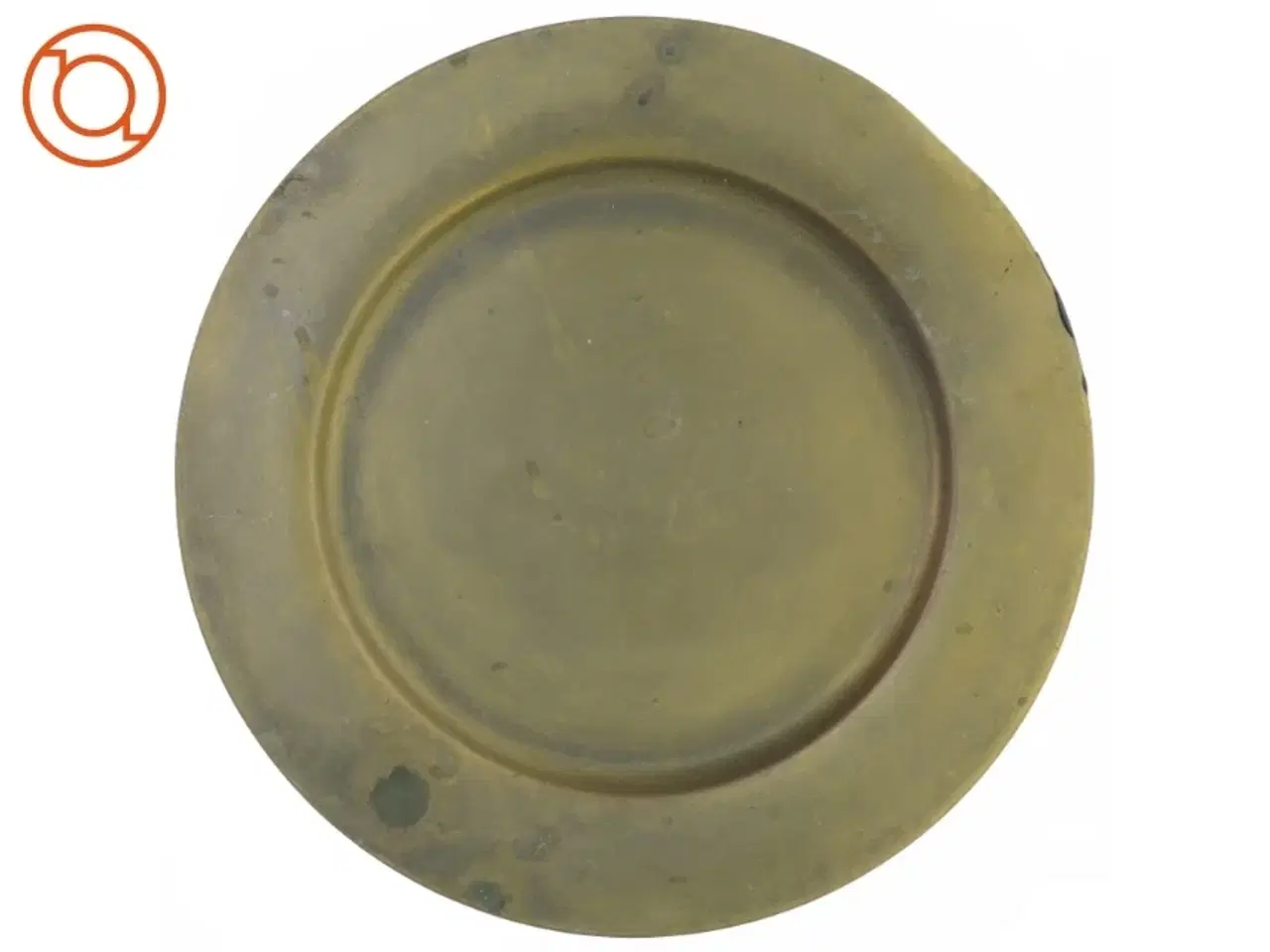 Billede 1 - Tallerken/Fad i massiv messing (str. 28 cm)