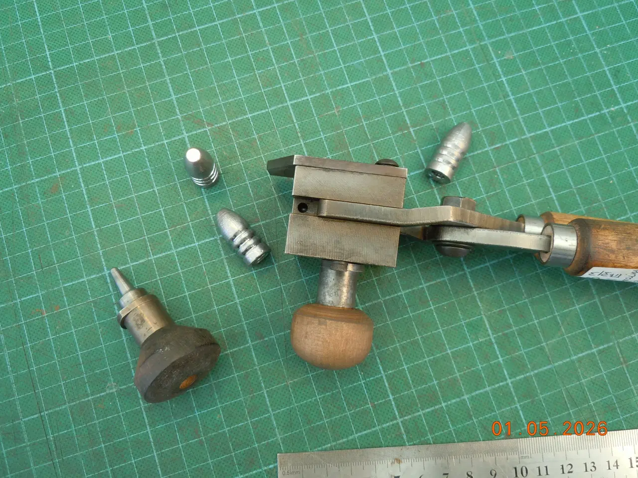 Billede 6 - Støbetang, Minie riffel 12,3 mm.